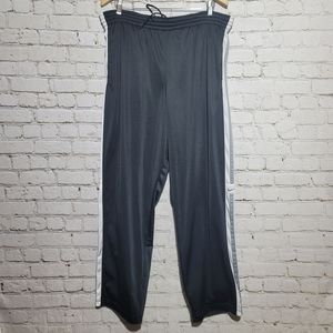 Vintage Nike Mens Training Basketball Track Sweatpants Size Medium Black White